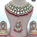India Art Timeless Beauty Kundan Beads And Pearl Necklace Set
