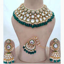 India Art Timeless Beauty Kundan Beads And Pearl Necklace Set