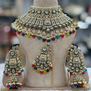 India Art Timeless Beauty Kundan Beads And Pearl Necklace Set