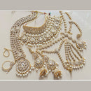 India Art Elegant Glow Kundan Stone And Pearls Bridal Necklace set