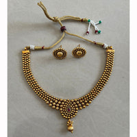 India Art Radiance Shine Pota Stone Necklace Set