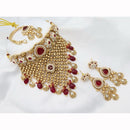 India Art Designer Pota Stone And Meenakari Choker Necklace Set