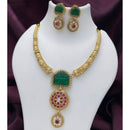 India Art Heritage Glow Pota Stone Necklace Set
