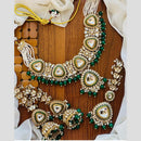 Sai Fashion Elegant Kundan Stone And Beads Choker Necklace Set