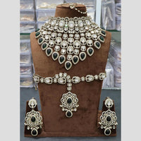 Sai Fashion Designer Kundan And Beads Semi-Bridal Necklace Set