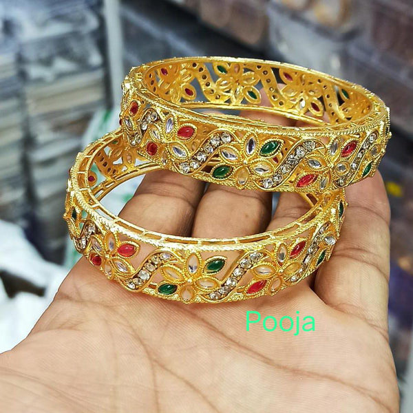 Pooja Bangles Gold Plated Bangles set