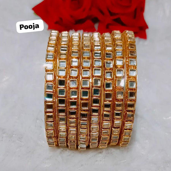 Pooja Bangles Gold Plated Bangle Set