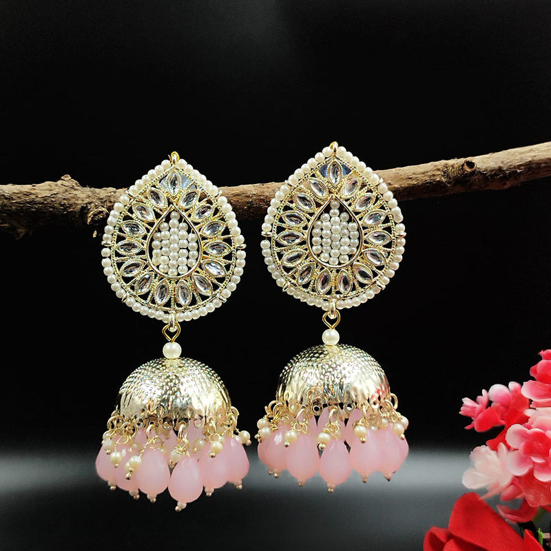 Pooja Bangles Gold Plated Jhumki Earrings