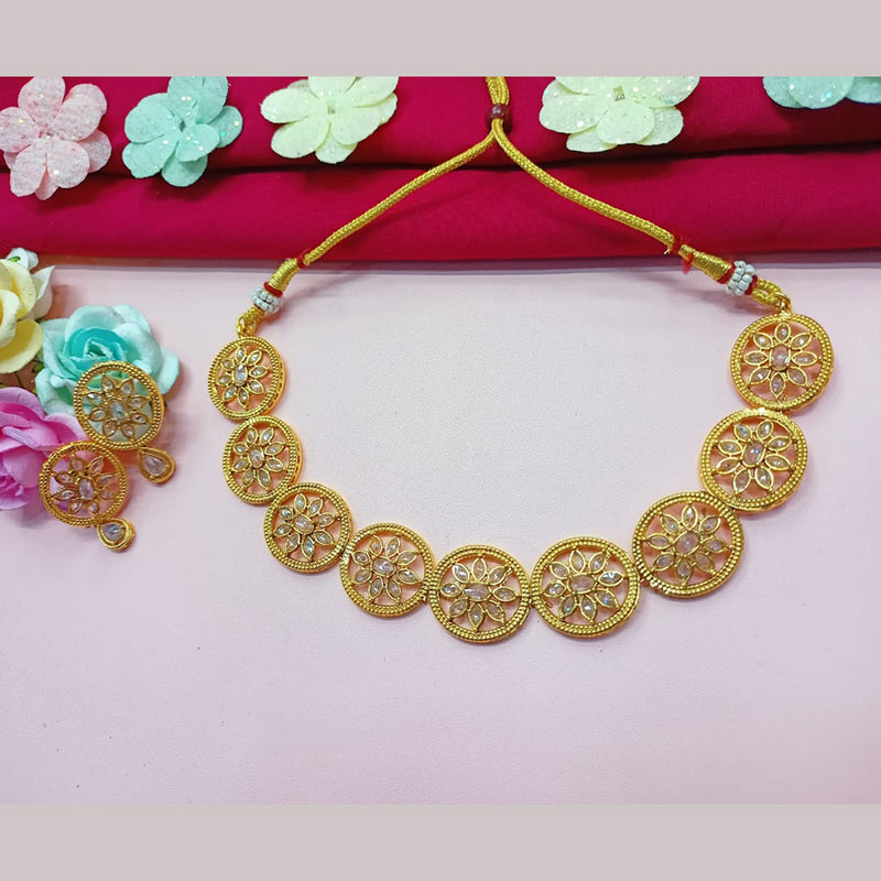 Pooja Bangles Gold Plated Necklace Set