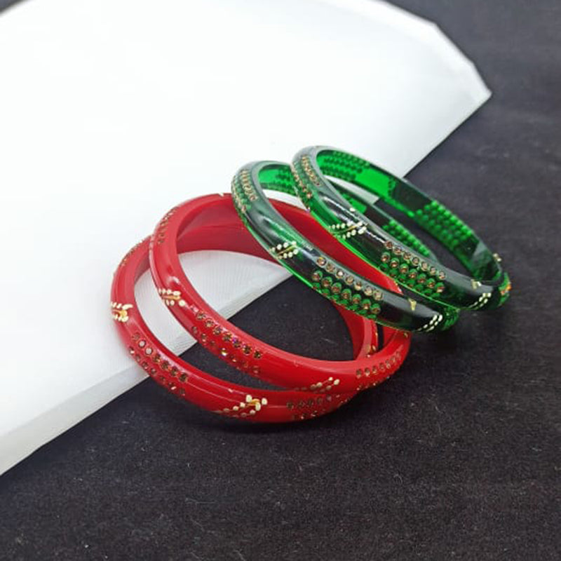 Pooja Bangles Acrylic Bangle Set