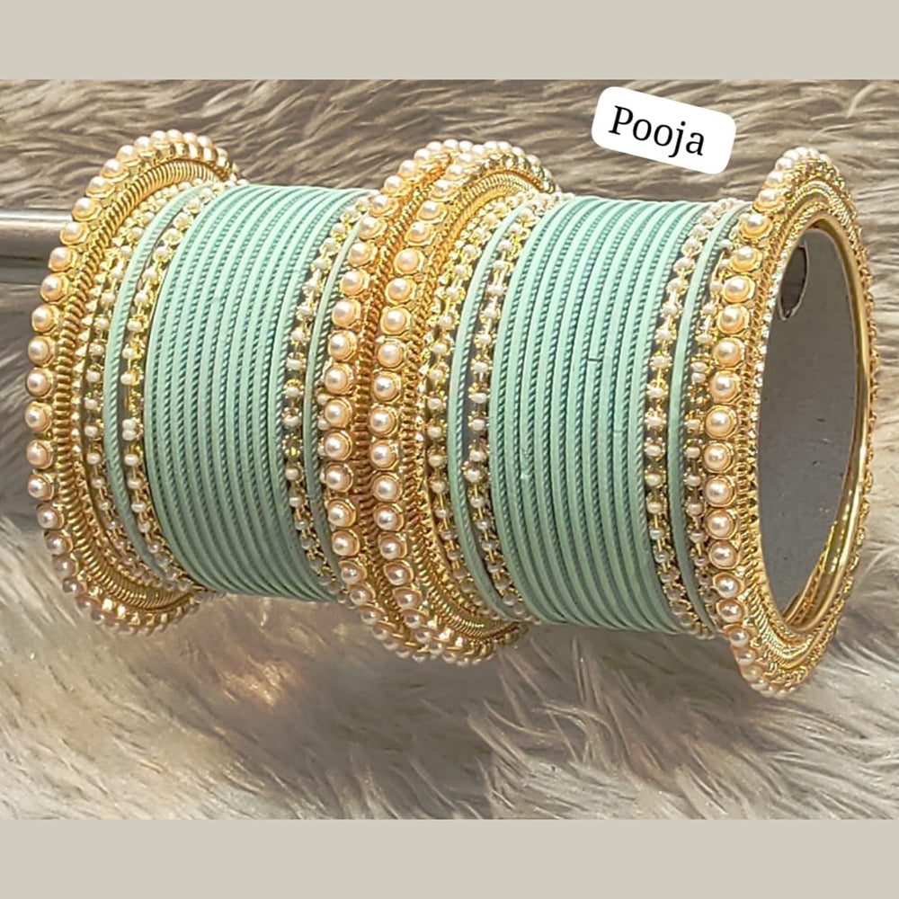 Pooja Bangles Gold Plated Bangles Set