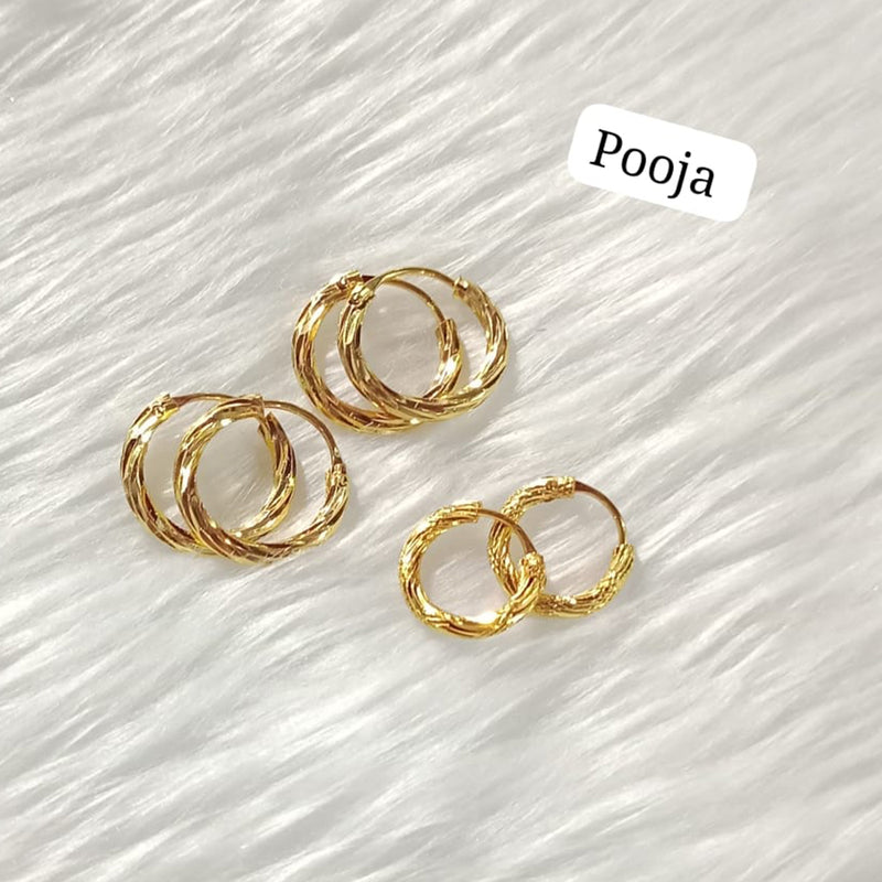 Pooja Bangles Gold Plated Bali Earrings