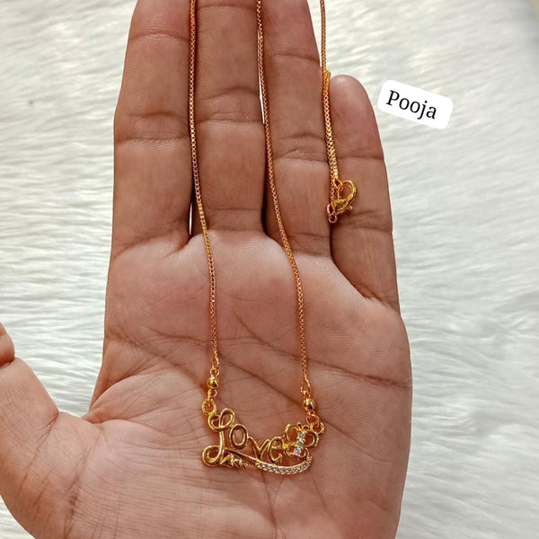 Pooja Bangles Gold Plated Chain