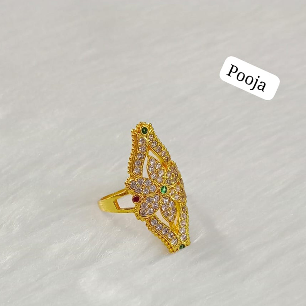 Pooja Bangles Gold Plated Ring