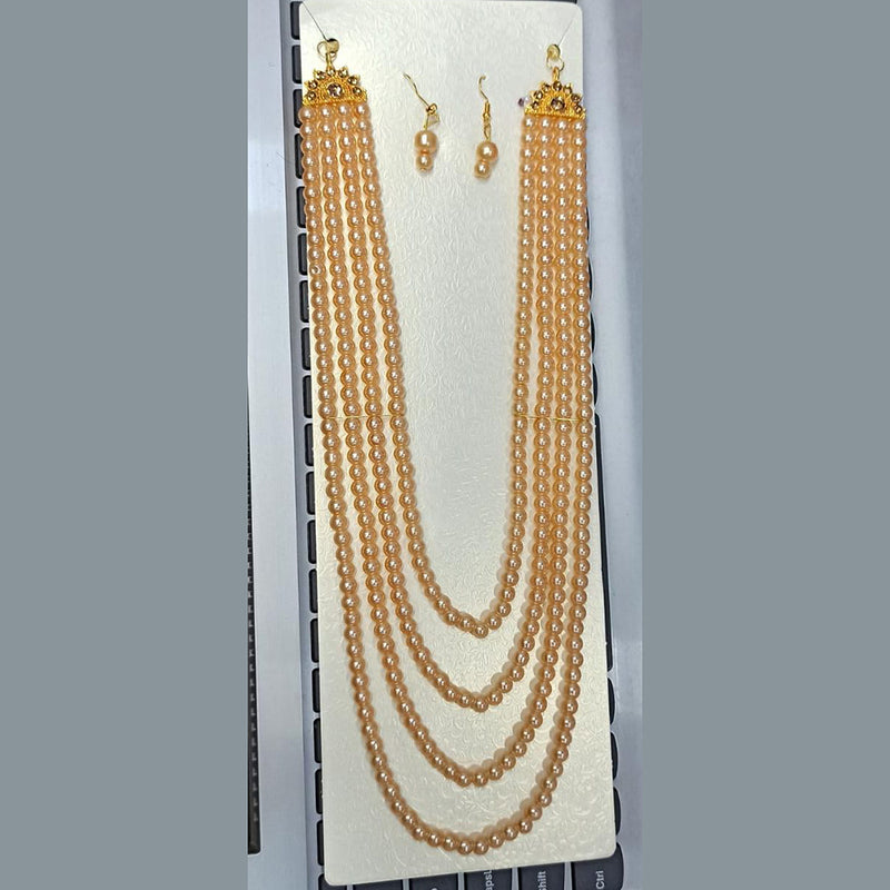 Pooja Bangles Gold Plated Long Necklace Set