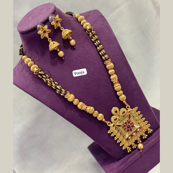 Pooja Bangles Gold Plated Mangalsutra