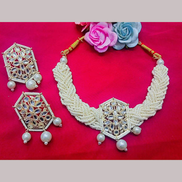 Pooja Bangles Gold Plated Choker Necklace Set