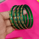 Pooja Bangles Gold Plated Acrylic Bangles Set