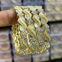 Pooja Bangles Gold Plated Bangles Set
