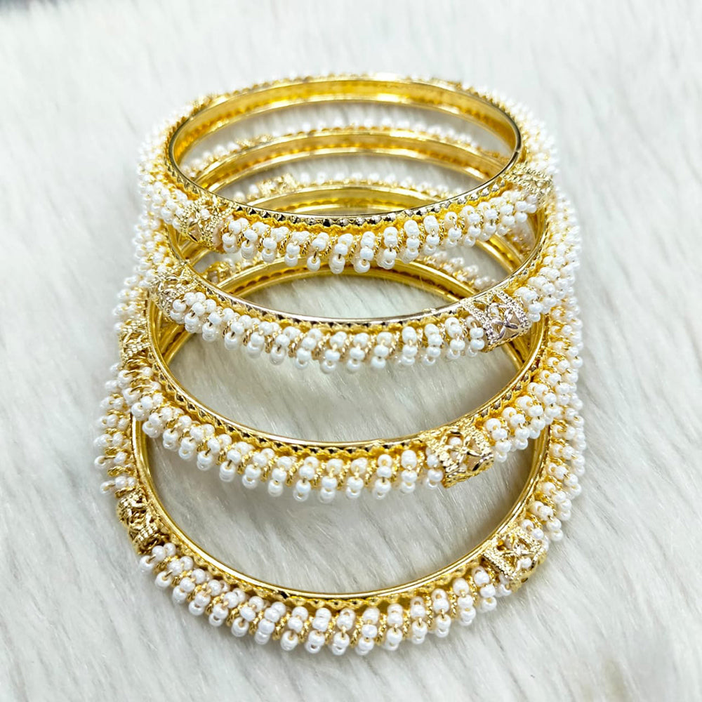 Pooja Bangles Gold Plated Bangles Set