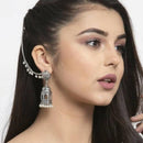 Pooja Bangles Silver Plated Kanchain Earrings