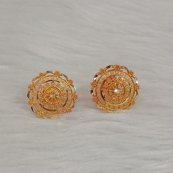 Pooja Bangles Gold Plated Stud Earrings