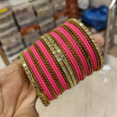 Pooja Bangles Gold Plated Kundan Bangle Set