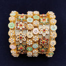 Pooja Bangles Gold Plated Meenakari Bangle Set