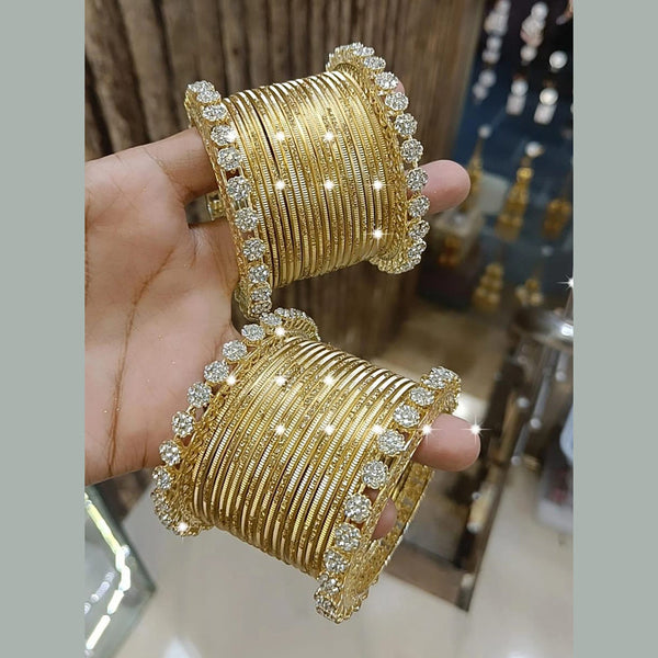 Pooja Bangles Gold Plated Bangle Set