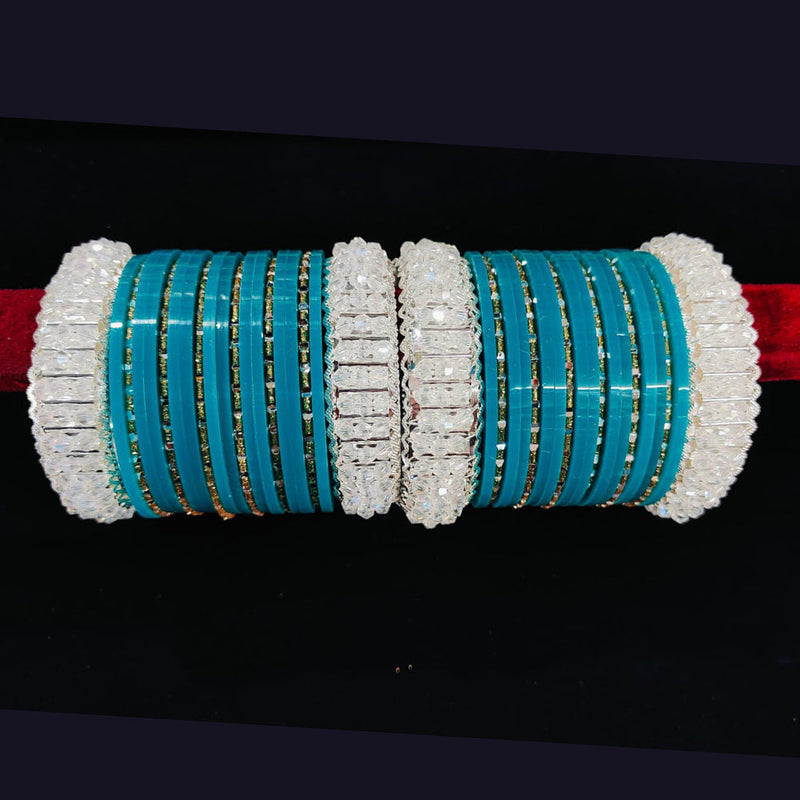 Pooja Bangles Silver Plated Bangle Set