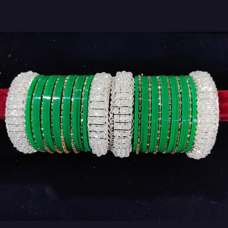 Pooja Bangles Silver Plated Bangle Set