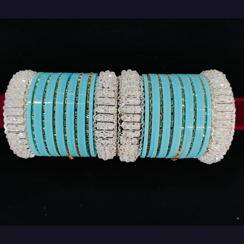 Pooja Bangles Silver Plated Bangle Set