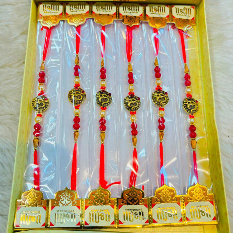 Pooja Bangles Rakhi Combo