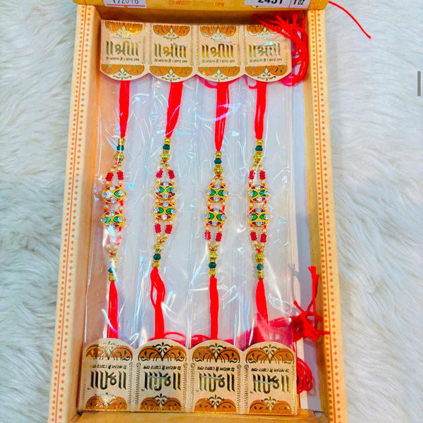 Pooja Bangles Rakhi Combo