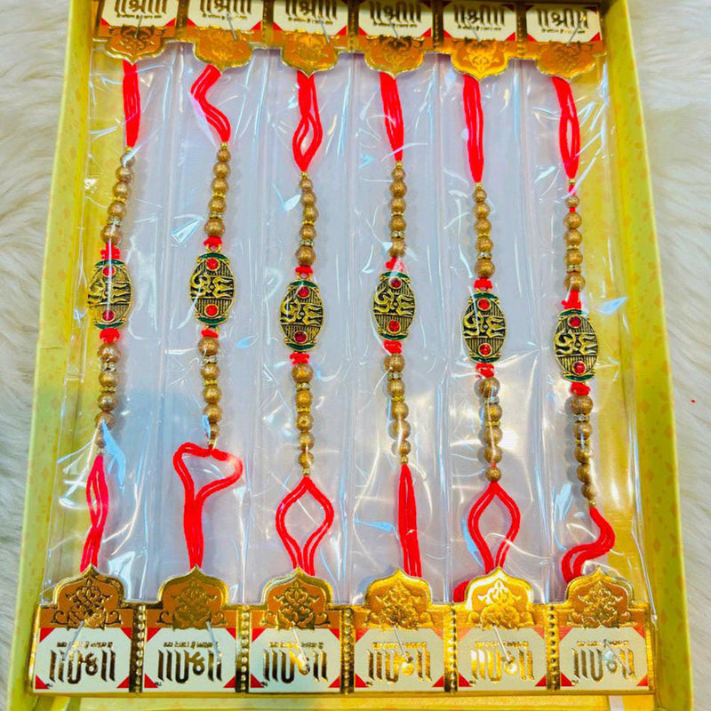 Pooja Bangles Rakhi Combo