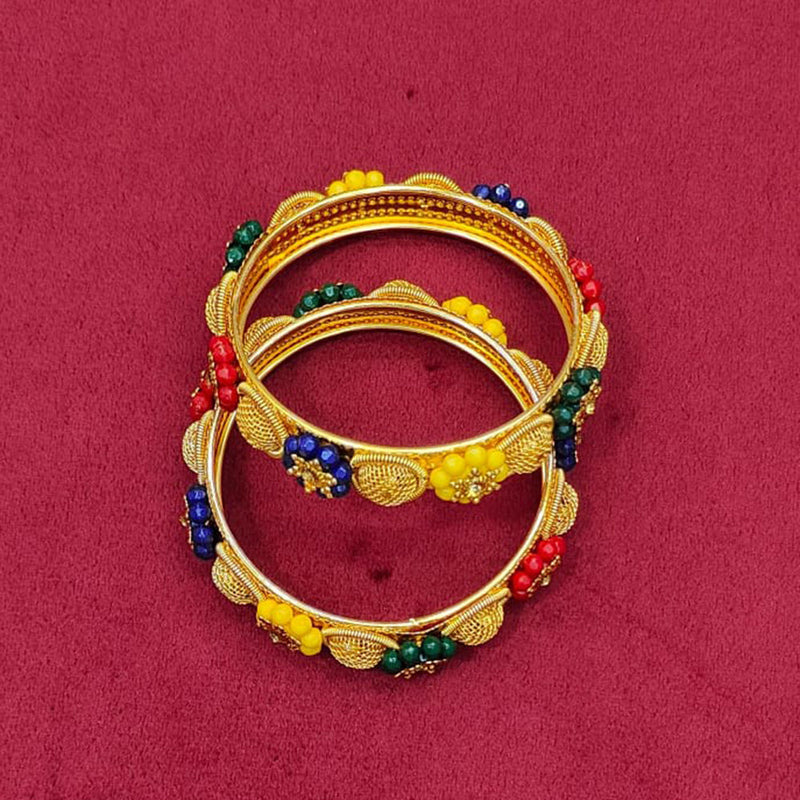 Pooja Bangles Gold Plated Bangle Set