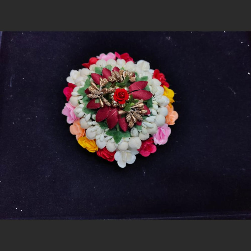 Pooja Bangles Floral Hair Brooch