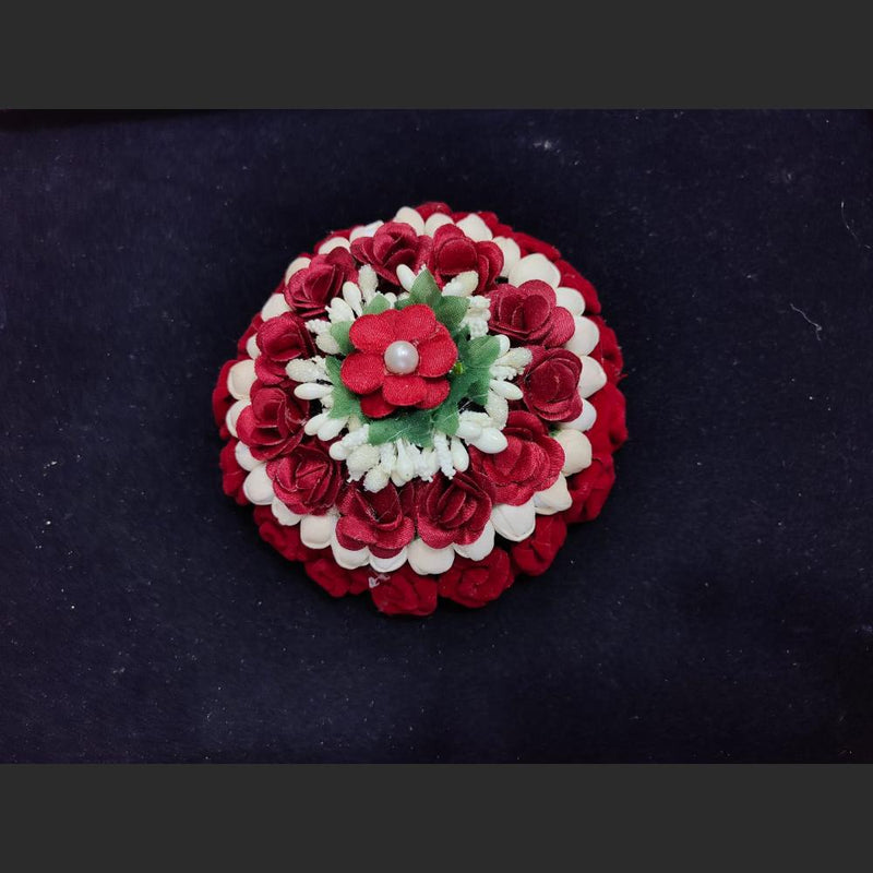 Pooja Bangles Floral Hair Brooch