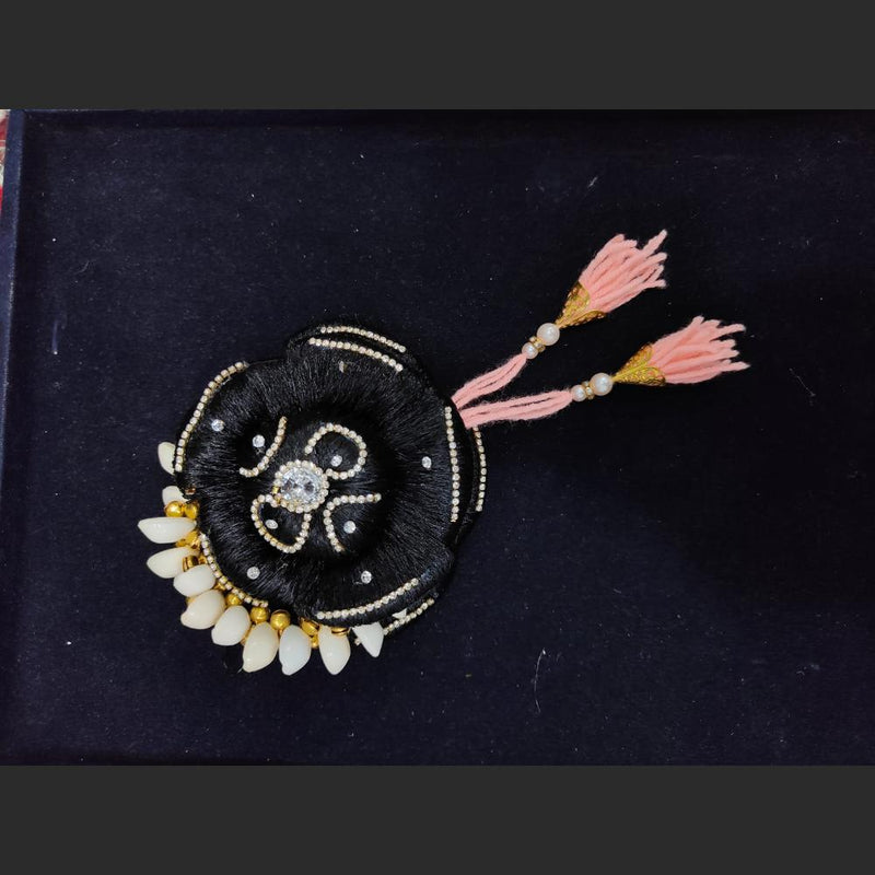 Pooja Bangles Hair Floral Brooch