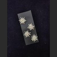 Pooja Bangles Gold Plated Crystal Stone Hair Brooch