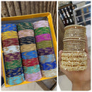 Pooja Bangles Multi Colors Metal Bangle Set