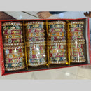 Pooja Bangles Gold Plated Kundan Stone And Pearls Acrylic Bangle Set