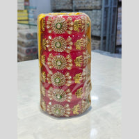 Pooja Bangles Gold Plated Pink Dazzling Austrian Stone Bangles Set
