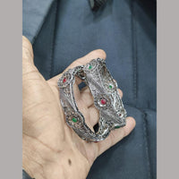 Pooja Bangles Oxidized Sterling Look Tribal Ethnic Bangle Set
