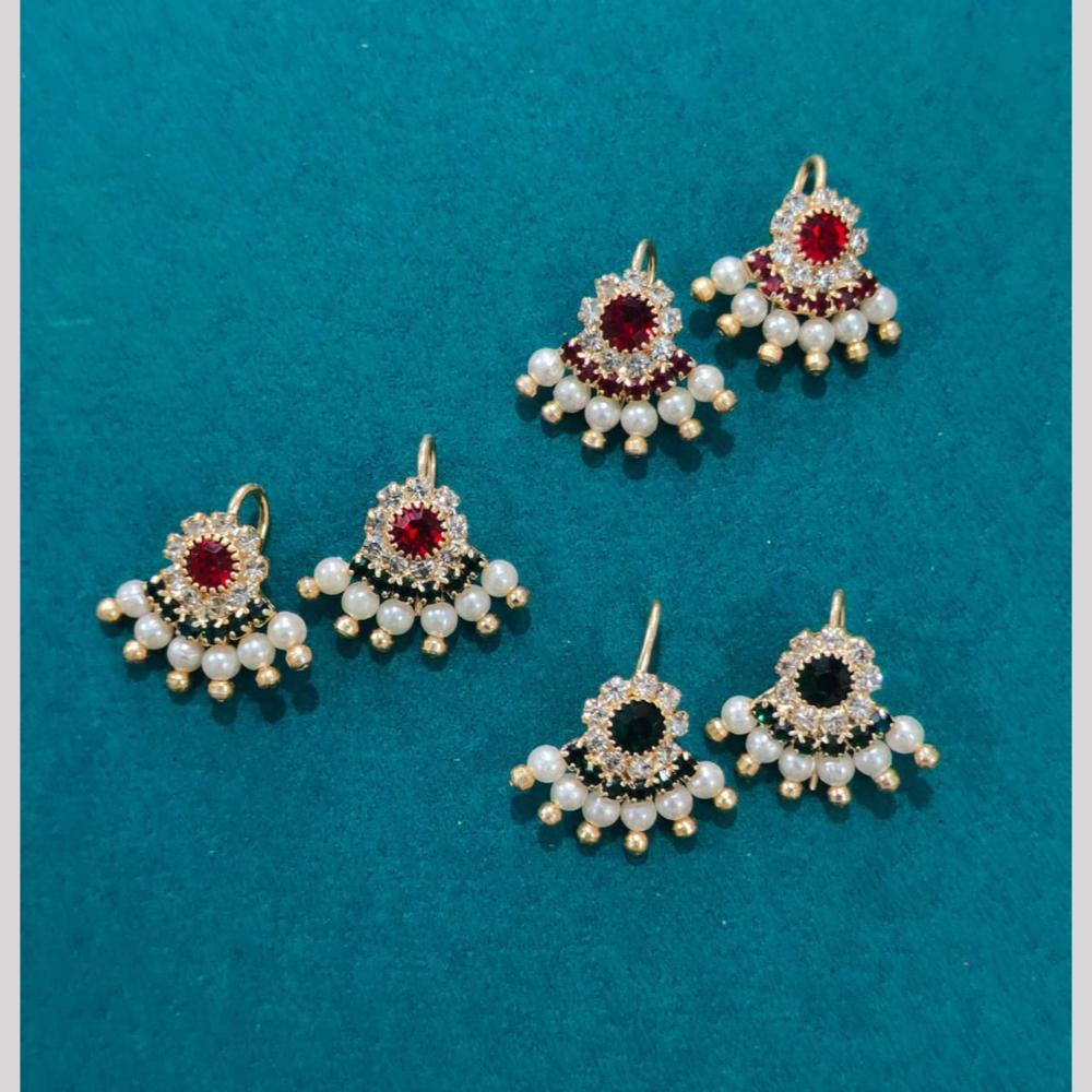 Pooja Bangles Ethnic Charm Pearl Nose Pin