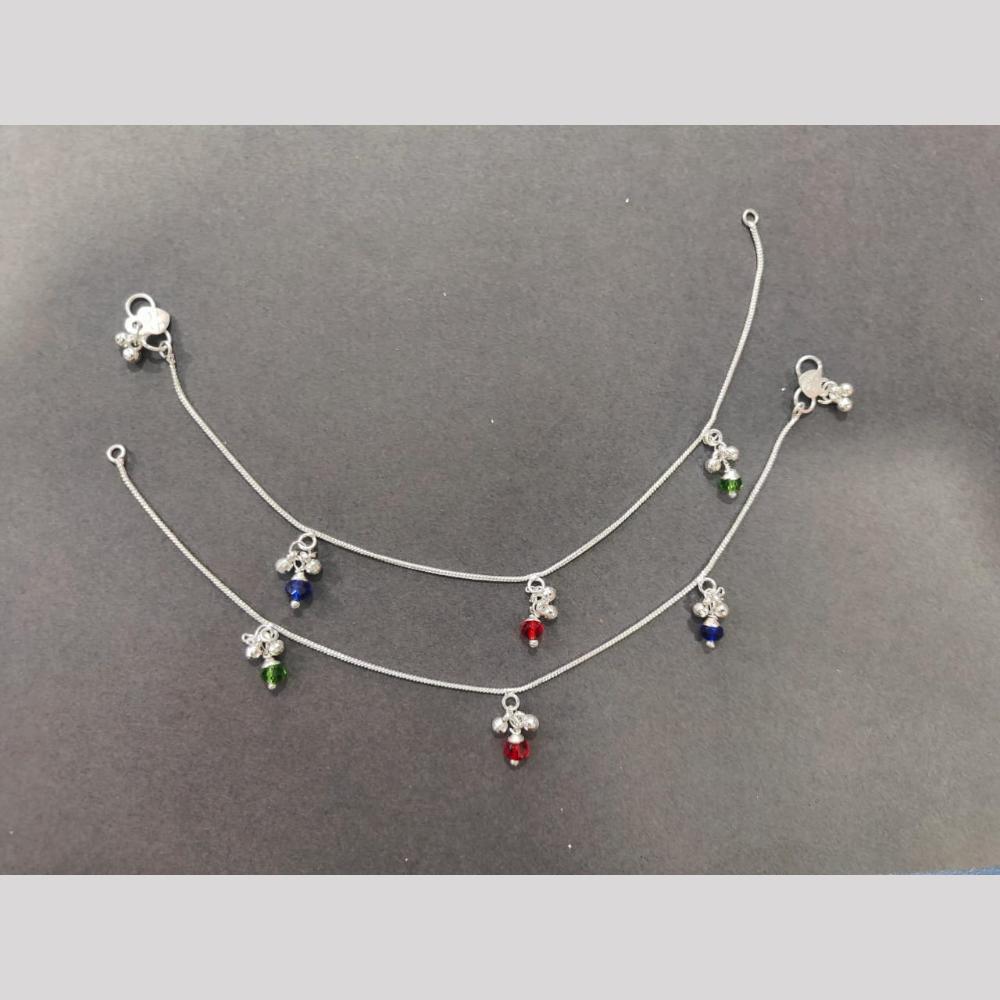 Pooja Bangles Ethnic Traditional Silver Plated Payal