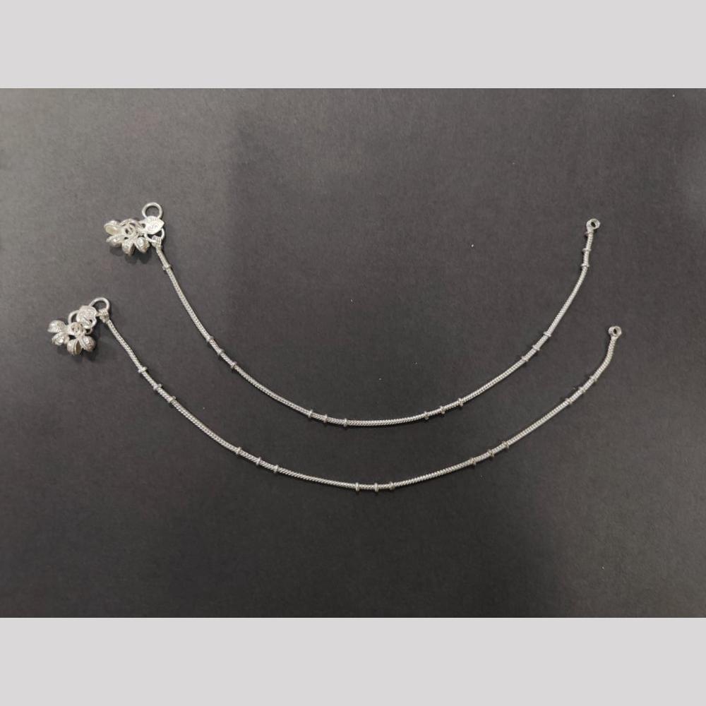 Pooja Bangles Ethnic Traditional Silver Plated Payal