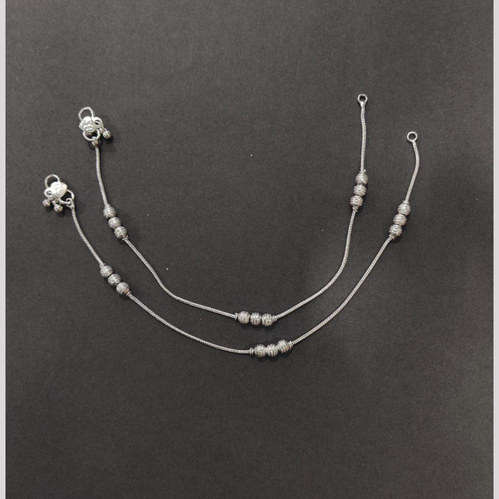 Pooja Bangles Ethnic Traditional Silver Plated Payal