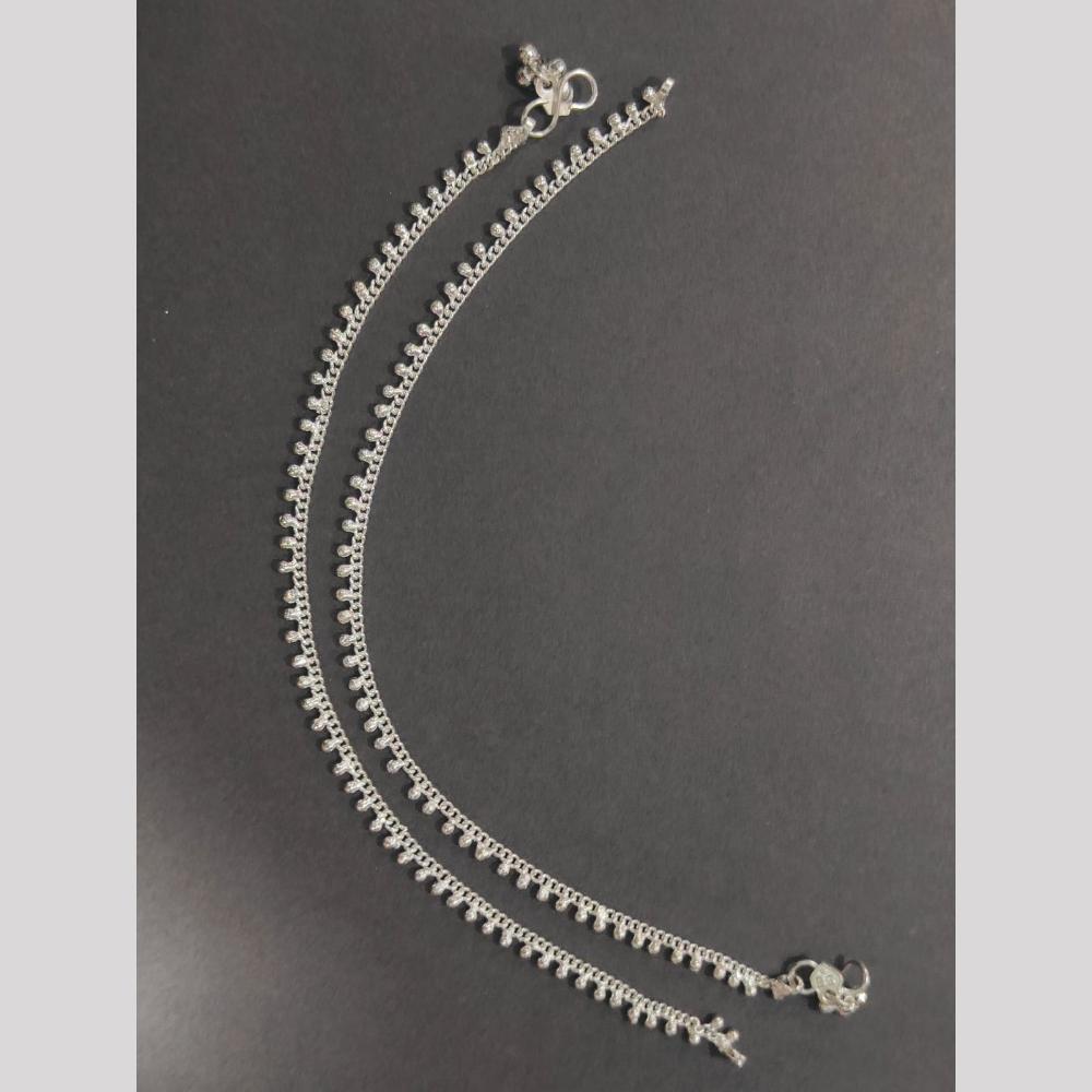Pooja Bangles Ethnic Traditional Silver Plated Payal