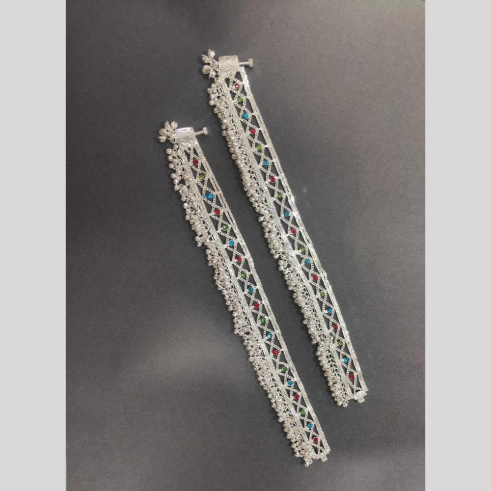 Pooja Bangles Ethnic Traditional Silver Plated Payal